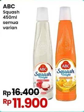 Promo Harga ABC Syrup Squash Delight All Variants 460 ml - Indomaret