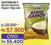 Promo Harga Indomaret Beras Ramos Super 5000 gr - Indomaret