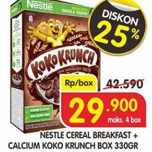 Promo Harga NESTLE KOKO KRUNCH Cereal 330 gr - Superindo