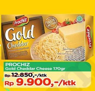 Promo Harga PROCHIZ Gold Cheddar 170 gr - TIP TOP