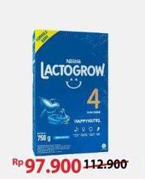 Promo Harga Lactogrow 4 Susu Pertumbuhan Madu, Vanila 750 gr - Alfamart