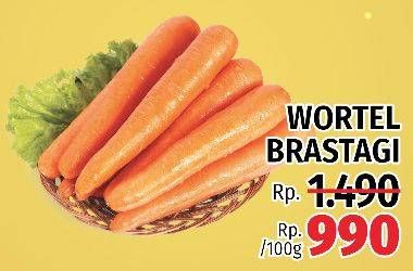 Promo Harga Wortel Berastagi per 100 gr - LotteMart