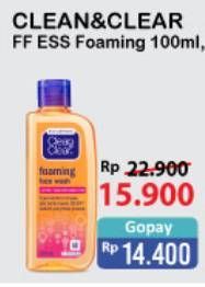 Promo Harga CLEAN & CLEAR Facial Wash Foaming 100 ml - Alfamart