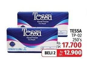 Promo Harga TESSA Facial Tissue TP02 250 pcs - LotteMart