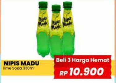Promo Harga Nipis Madu Lime Soda 330 ml - Yogya