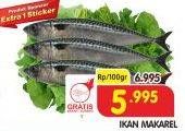 Promo Harga Ikan Makarel per 100 gr - Superindo