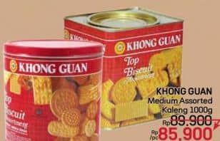 Promo Harga Khong Guan Top Biscuit Assortment 1000 gr - LotteMart