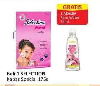 Promo Harga SELECTION Kapas Spesial 175 pcs - Alfamart