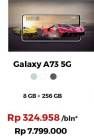 Promo Harga Samsung Galaxy A73 5G 8 GB + 256 GB  - Erafone
