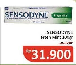 Promo Harga SENSODYNE Pasta Gigi Fresh Mint 100 gr - Alfamidi