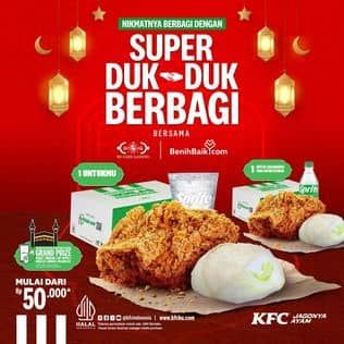 Promo Harga Super Duk Duk  - KFC