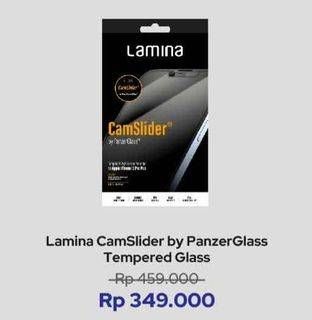 Promo Harga Lamina Tempered Glass Lamina CamSlider By PanzerGlass  - iBox