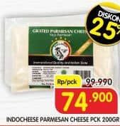 Promo Harga Indocheese Parmesan Cheese 200 gr - Superindo