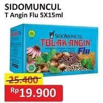 Promo Harga Sido Muncul Tolak Angin Flu per 5 sachet 15 ml - Alfamart