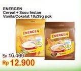 Promo Harga ENERGEN Cereal Instant Vanilla, Chocolate per 10 sachet - Indomaret