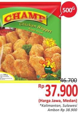 Promo Harga CHAMP Nugget 500 gr - Alfamidi