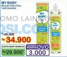 Promo Harga My Baby Minyak Telon Plus 150 ml - Indomaret