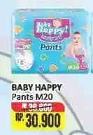 Promo Harga Baby Happy Body Fit Pants M20 20 pcs - Alfamart