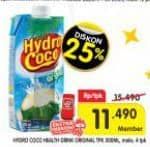 Promo Harga Hydro Coco Minuman Kelapa Original 500 ml - Superindo