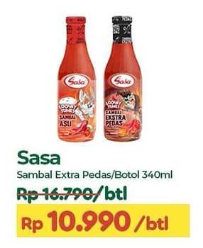 Promo Harga Sasa Sambal Ekstra Pedas, Asli 340 ml - TIP TOP