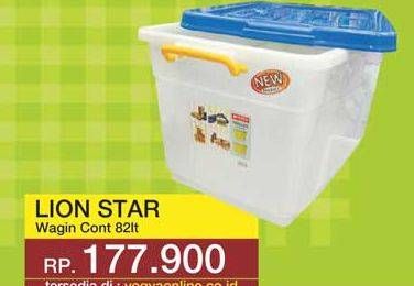 Promo Harga LION STAR Wagon Container 82000 ml - Yogya