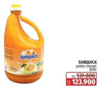 Promo Harga Sunquick Minuman Sari Buah Orange 2000 ml - Lotte Grosir