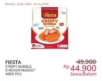 Promo Harga Fiesta Naget Crispy Bubble 500 gr - Indomaret