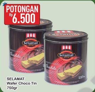 Promo Harga SELAMAT Wafer Chocolate 750 gr - Hypermart