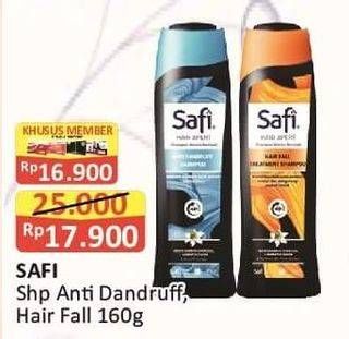 Promo Harga SAFI Shampoo Anti Dandruff, Hair Fall Treat 160 ml - Alfamart
