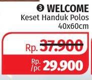 Promo Harga Welcome Keset Handuk Polos 40x60cm  - Lotte Grosir