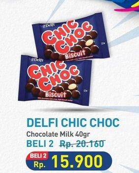 Promo Harga Delfi Chic Choc 40 gr - Hypermart
