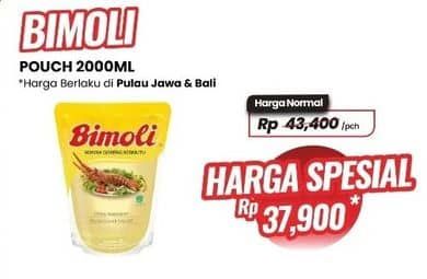 Promo Harga Bimoli Minyak Goreng 2000 ml - Carrefour