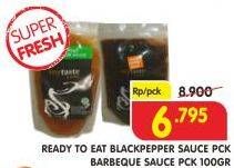 Promo Harga MY TASTE Saus Black Pepper, Barbeque 100 gr - Superindo