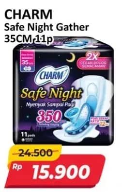Promo Harga Charm Safe Night Gathers 35cm 11 pcs - Alfamart