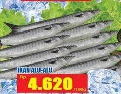 Promo Harga Ikan Alu Alu per 100 gr - Hari Hari