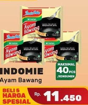 Promo Harga INDOMIE Mi Kuah Ayam Bawang 69 gr - Yogya