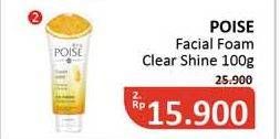 Promo Harga POISE Facial Foam Clear Shine 100 gr - Alfamidi