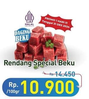 Promo Harga Daging Rendang Sapi per 100 gr - Hypermart