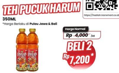 Promo Harga Teh Pucuk Harum Minuman Teh 350 ml - Carrefour