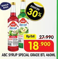 Promo Harga ABC Syrup Special Grade All Variants 485 ml - Superindo