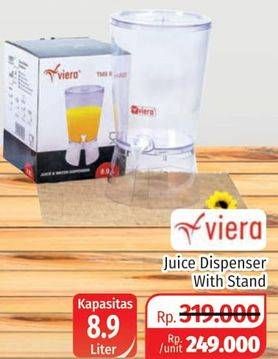 Promo Harga VIERA Juice Dispenser 8900 ml - Lotte Grosir