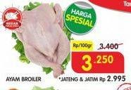 Promo Harga Ayam Broiler per 100 gr - Superindo