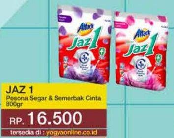 Promo Harga Attack Jaz1 Detergent Powder Semerbak Cinta, Pesona Segar 800 gr - Yogya