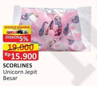 Promo Harga SCORLINES Unicorn Jepit Besar  - Alfamart