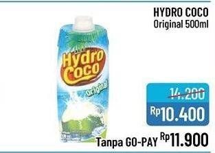 Promo Harga HYDRO COCO Minuman Kelapa Original 500 ml - Alfamidi