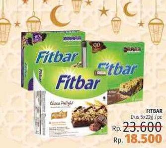 Promo Harga FITBAR Makanan Ringan Sehat per 5 pcs 22 gr - LotteMart