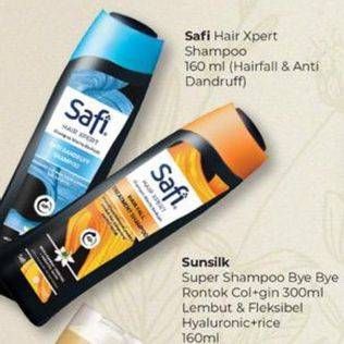 Promo Harga SAFI Shampoo Anti Dandruff, Hair Fall Treat 160 ml - Carrefour