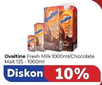 Promo Harga Ovaltine Fresh Milk/Ovaltine Susu UHT  - Carrefour