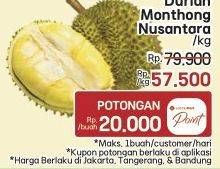 Promo Harga Durian Monthong All Variants  - LotteMart