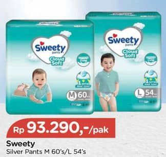 Promo Harga Sweety Silver Pants M60, L54 54 pcs - TIP TOP